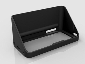 iphone 5s sunshade dji phantom 2 vision fc40 clamp compatible mobile 3d print model - Mito3D