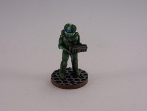 28mm de science-fiction l'entreprise mercenary people armor fantasy game gaming heroic marine miniature multiverse rpg scale soldier space tabletop toy 3d print model - Mito3D
