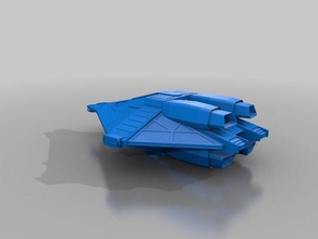 escape-shuttle narcissus Fahrzeuge 3d print model - Mito3D