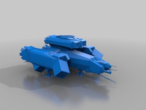 buque minero de nostromo los vehículos 3d print model - Mito3D