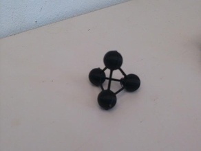 tetrahedron engineering atoms mse 3d print model - Mito3D