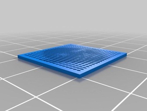 my customized faster pixel beads photo pane 2d art 3d print model - Mito3D