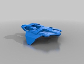 federation fighter vehicles 3d print model - Mito3D