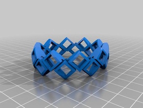 squares bracelets customized 3d print model - Mito3D