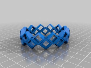 squares bella bracelets customized 3d print model - Mito3D