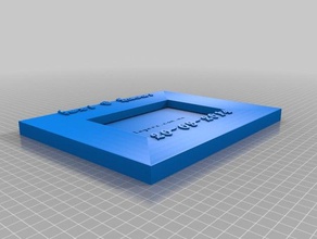 lexi&lucas2 picture frame -- decor customized 3d print model - Mito3D