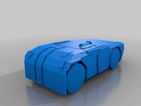apc ayrılmış taret araçlar 3d print model - Mito3D
