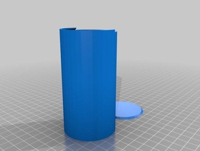 mon personnalisés récipient cylindrique les conteneurs 3d print model - Mito3D