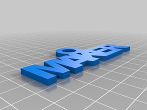 maker key chain other 3d print model - Mito3D