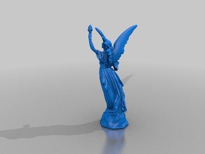 stanfords lucy sculptures angel dontblink meshlab scan simplification statue torch 3d print model - Mito3D