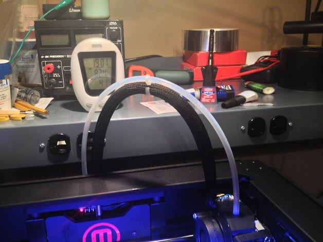 replicator 2 tubo de alimentação amigo 3d a impressora os acessórios personalizado titular atualização parte útil 3D print model - Mito3D
