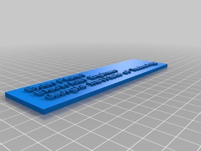 my customized custom name plate 2 other 3d print model - Mito3D