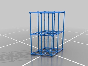il mio personalizzate struttura cristallina la fisica astronomia 3d print model - Mito3D