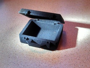 aufklappbare mini-Pelikan case props 3d articulated articulation box featured flexible gizmacci locket miniature model opening replica test toy 3d print model - Mito3D