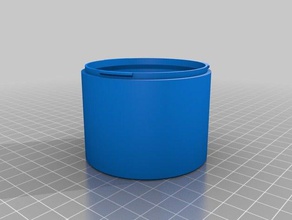 my customized bayonet container base 2 containers 3d print model - Mito3D
