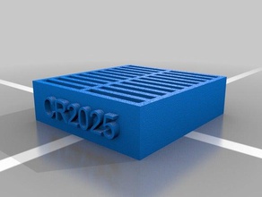 cr2025-Batterie Halter Elektronik 3d print model - Mito3D