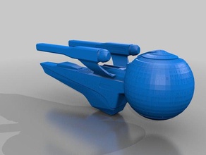 olympic class starship vehicles 3d print model - Mito3D