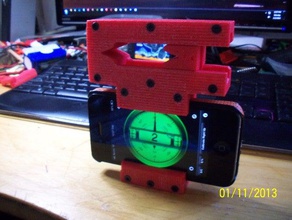 blade pitch gauge attachment iphone rc Fahrzeuge heli tool 3d print model - Mito3D