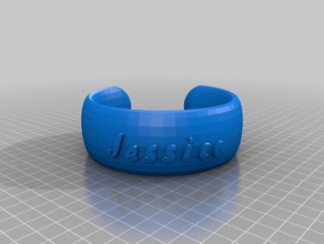 jessica bracelet 1 fashion customized 3d print model - Mito3D