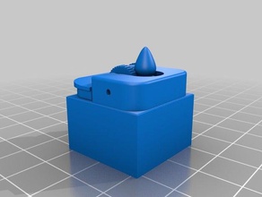 isqueiro bic adereços cubo 3d print model - Mito3D