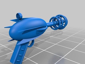 oscars customizable ray gun costume customized 3d print model - Mito3D