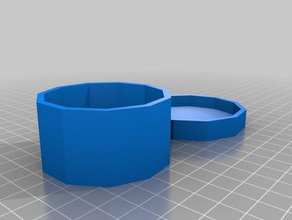 11-sided box containers customized 3d print model - Mito3D