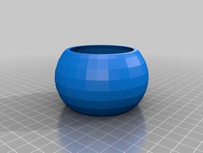 spheroid pot outdoor garden customized 3d print model - Mito3D