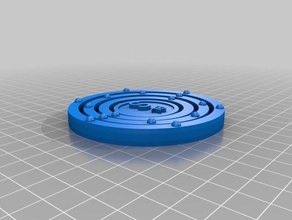 my customized atom deluxe sulfur physics astronomy 3d print model - Mito3D