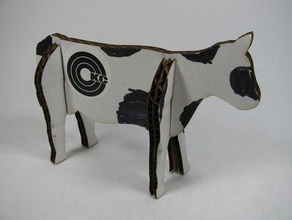 laser cows other animal cardboard ccckc lasercut ornament toy 3d print model - Mito3D