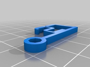 27 Schlüsselanhänger angepasst 3d print model - Mito3D