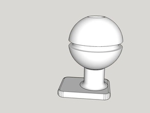 arm-system, ball-adapter Kamera 3d print model - Mito3D