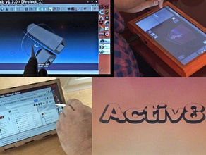 activ8 standalone touchscreen device can attached operate practically any 3d printer accessories 3d print model - Mito3D
