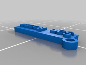 portachiavi srocco accessori personalizzato 3d print model - Mito3D