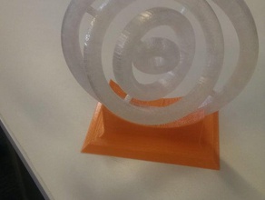 gyroscope stand other 3d print model - Mito3D