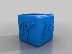 leka nosht dice bulgarian name tag silly 3d print model - Mito3D