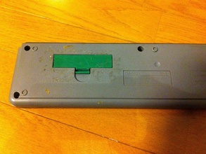 Batterie Abdeckung casio mini-Tastatur - Spielzeug Spiel Zubehör casiotone 3d print model - Mito3D