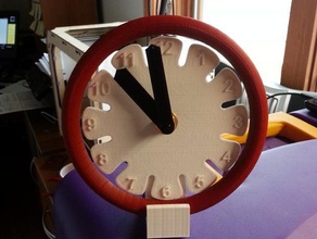 horloge analogique décor la maison utile 3d print model - Mito3D