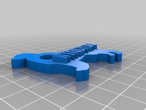winston Schlüsselanhänger angepasst 3d print model - Mito3D