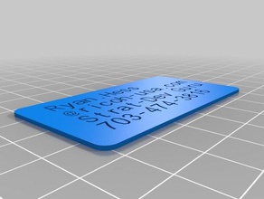mon label de l'organisation personnalisé 3d print model - Mito3D