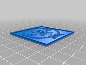 fleur-de-lis 2d a arte personalizado 3d print model - Mito3D