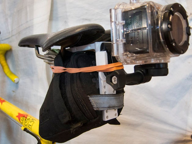 Sitz-Keil-Empfänger-gopro swann-Kamera-system 3d - Zubehör Fahrrad Halterung held mount pla pov 3D print model - Mito3D