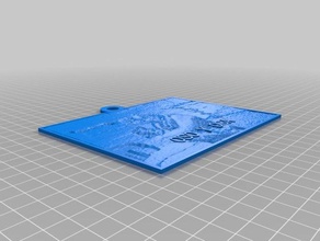 oso osa 2d art personalizzato 3d print model - Mito3D