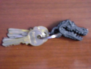 paramétrique gator clip porte-clés. d'autres openscad uf utile 3d print model - Mito3D