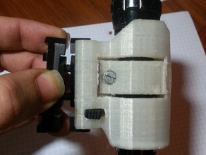 3d print flashlight holder m-16 ar-15 rail other gear model mount part reprap tool upgrade useful 3d print model - Mito3D