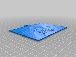 mona 2d art customized 3d print model - Mito3D