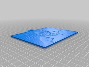 mona 2d art personalizado 3d print model - Mito3D