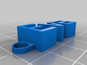 eva portachiavi organizzazione personalizzato 3d print model - Mito3D
