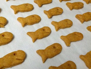 goldfish cracker cookie-cutter Küche Essen Backen 3d print model - Mito3D