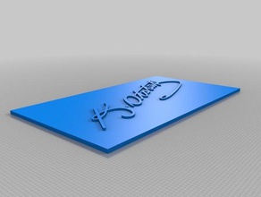 mustafa kemal ataturk signature other 3d print model - Mito3D