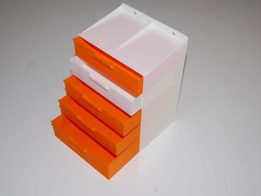 tiroirs de l'organisation organizater bac 3d print model - Mito3D